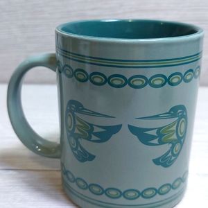 Indigenous humming bird mug